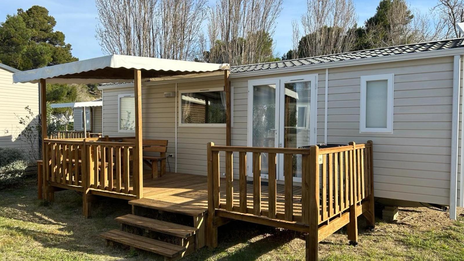 Mobil-Home - Narbonne-Plage - Clim, Tv 外观 照片